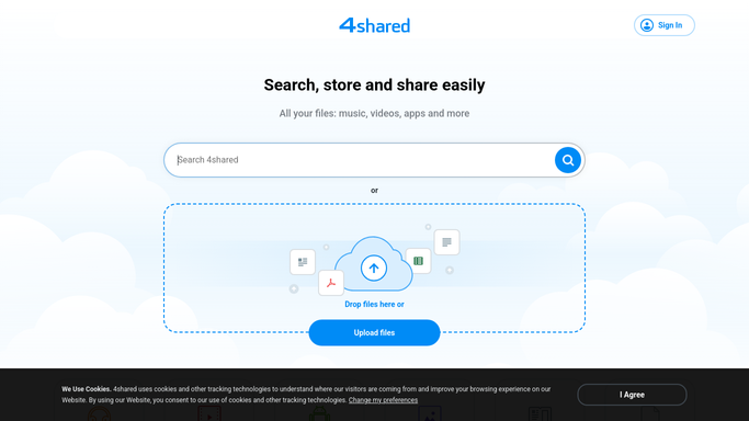 WebRun in 4shared: scan shared links for public access
