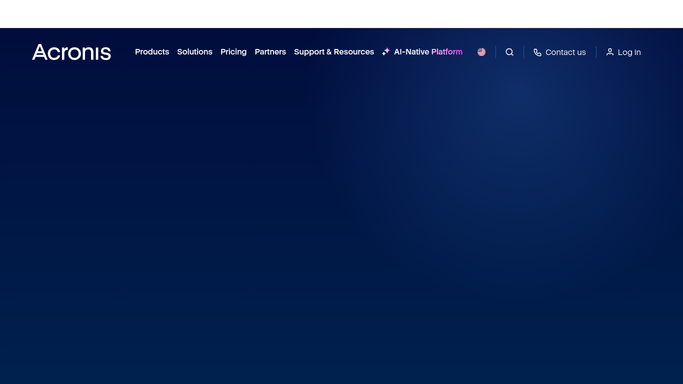 WebRun in Acronis: check backup job status