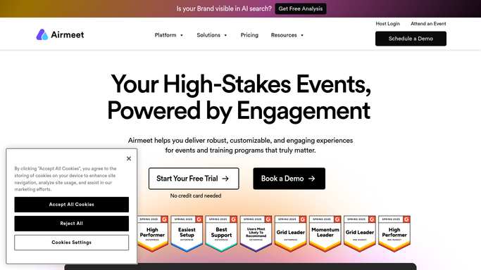 WebRun in Airmeet: pull the engagement report