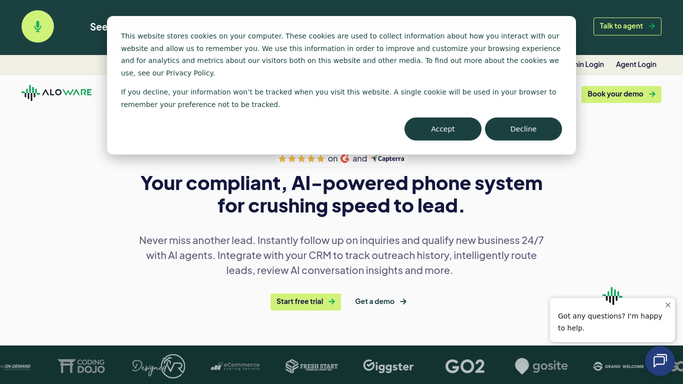 WebRun in Aloware: compile yesterday's dialer activity