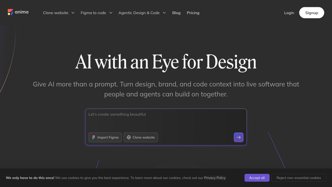 WebRun in Anima: export the design as code