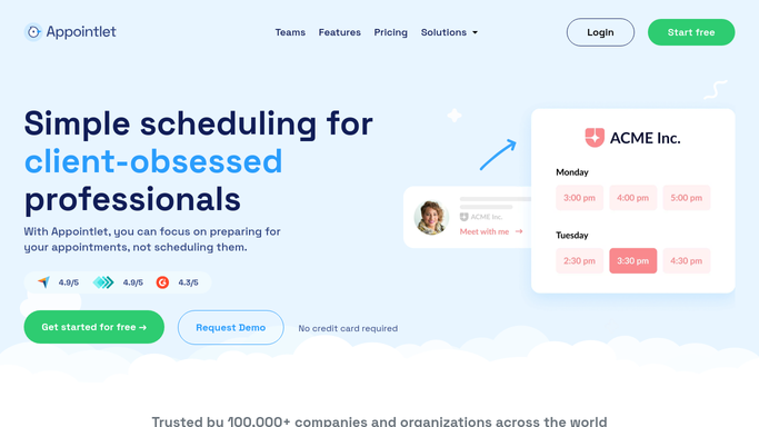 WebRun in Appointlet: count bookings by meeting type