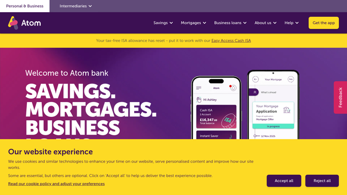 WebRun in Atom Bank: check outstanding mortgage application items