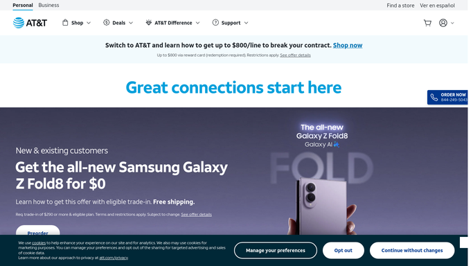 WebRun in AT&T: read every line, plan and usage