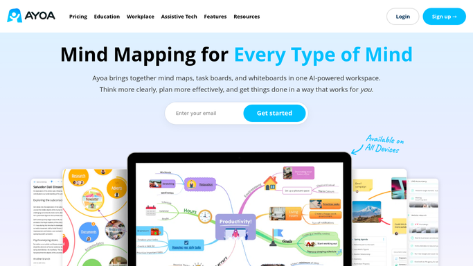 WebRun in Ayoa: find task nodes overdue on the active mind map