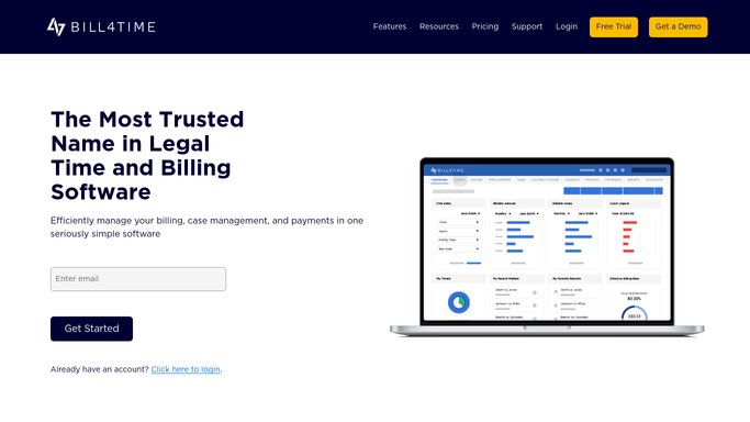 WebRun in Bill4Time: find unbilled, aging time entries