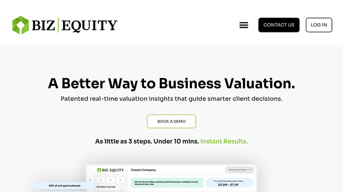 WebRun in BizEquity: identify valuations ready for internal review