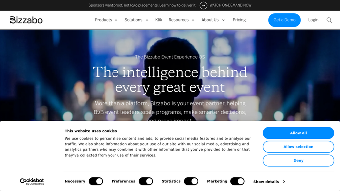 WebRun in Bizzabo: check new registrations and ticket sales