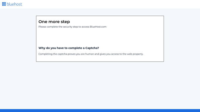 WebRun in Bluehost: check hosting health and usage