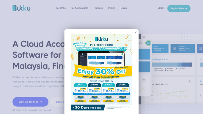 WebRun in Bukku: create a draft expense entry