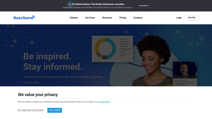 WebRun in BuzzSumo: find this week's top performing content