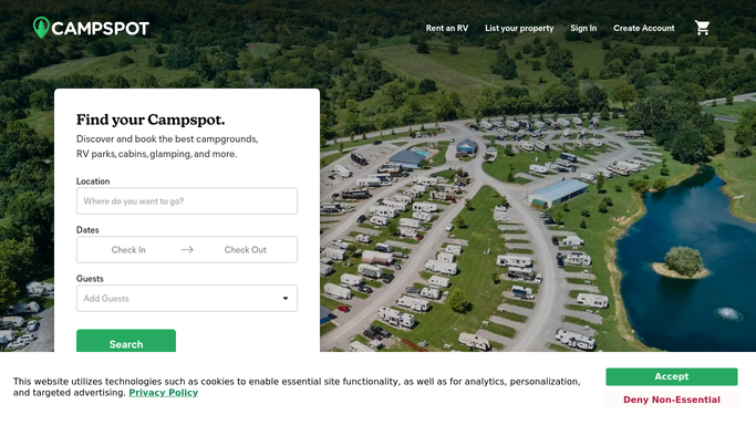 WebRun in Campspot: find unpaid pre-arrival balances