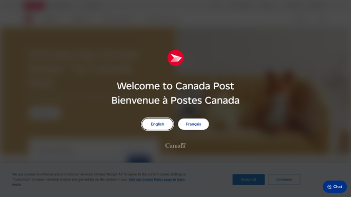 WebRun in Canada Post: track open shipments