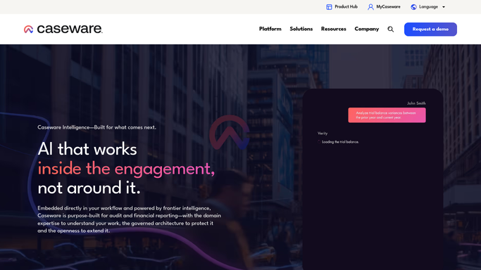 WebRun in CaseWare IDEA: check analysis progress