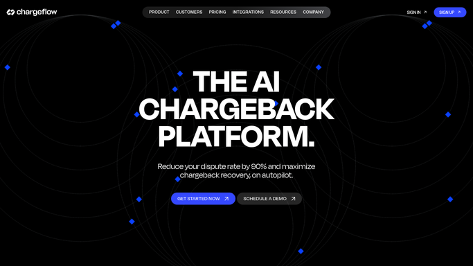 WebRun in Chargeflow: list won disputes