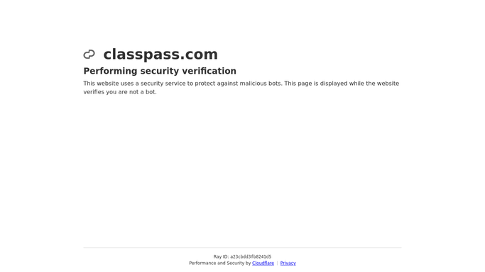 WebRun in ClassPass: check bookings and credit balances
