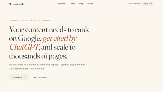 WebRun in Copysmith: generate descriptions for new products