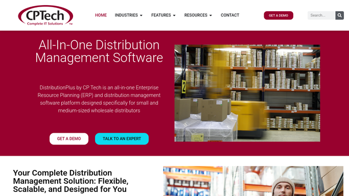 WebRun in CP Tech DistributionPlus: pull today's job site deliveries