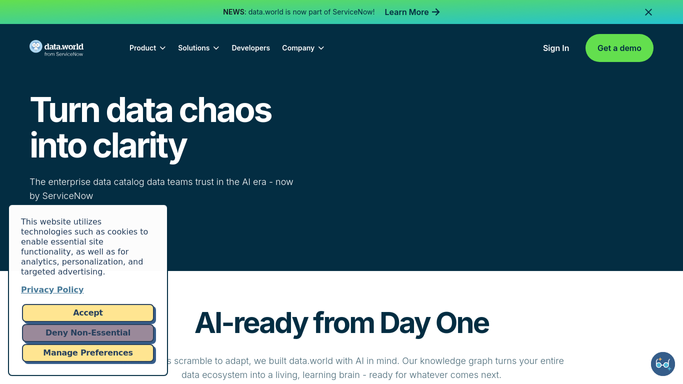 WebRun in Data.world: check dataset health