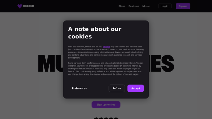 WebRun in Deezer: check followed artists for new releases