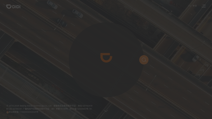 WebRun in DiDi: check completed trips and earnings