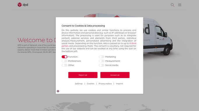 WebRun in DPD: check parcels marked failed or returned