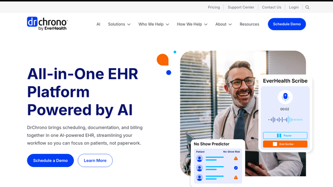 WebRun in DrChrono: pull next-day appointment schedule