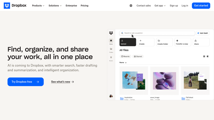 WebRun in Dropbox: confirm the scanned copy is filed