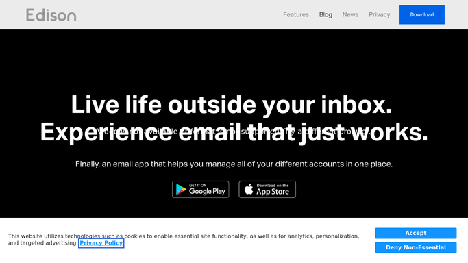 WebRun in Edison Mail: read the shipping and tracking emails