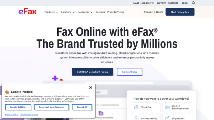 WebRun in eFax: check for new referral faxes