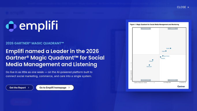 WebRun in Emplifi: pull the engagement report