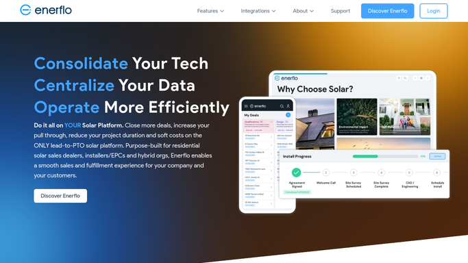 WebRun in Enerflo: read pipeline and deal data