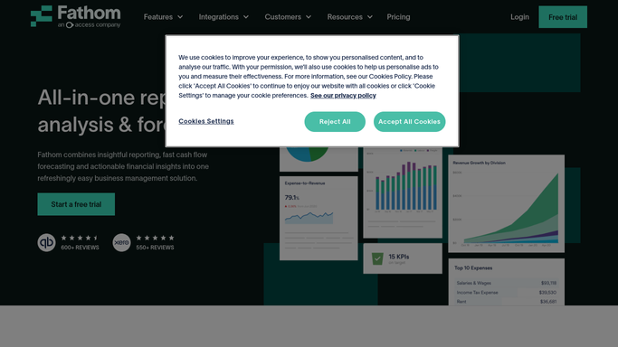 WebRun in Fathom: scan KPIs and variances for anomalies