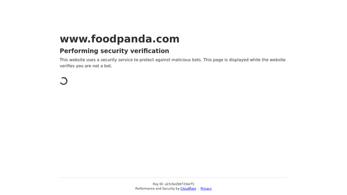 WebRun in foodpanda: check your usual restaurants for offers