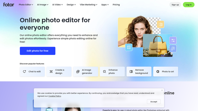 WebRun in Fotor: remove backgrounds and resize