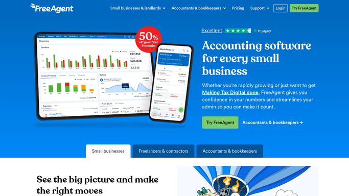 WebRun in FreeAgent: pull invoices, tax estimate, and profit