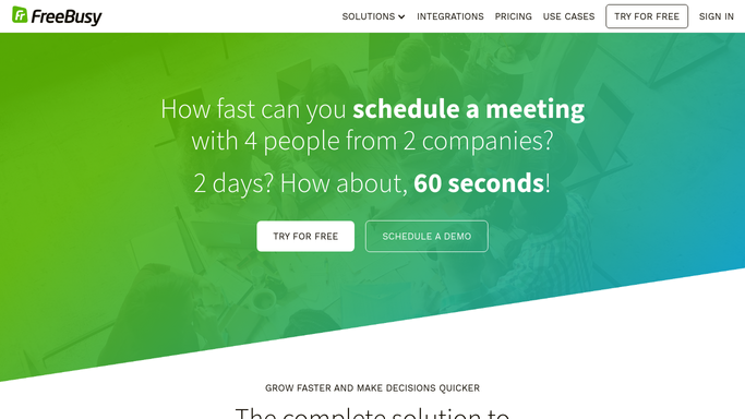 WebRun in FreeBusy: review the day's scheduling activity