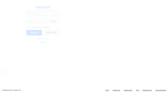 WebRun in Freemail.hu: read the spam folder