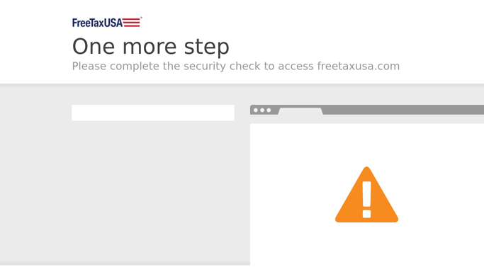 WebRun in FreeTaxUSA: check which sections are still incomplete