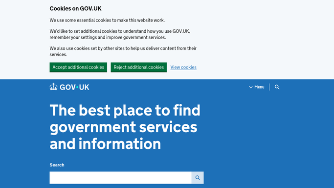 WebRun in GOV.UK: check filing deadlines