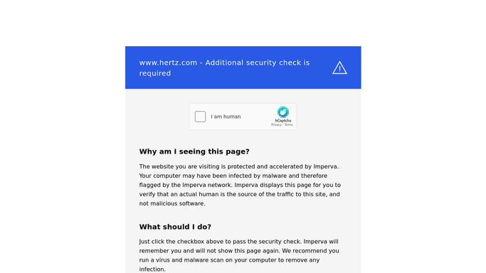 WebRun in Hertz: check active and upcoming rentals
