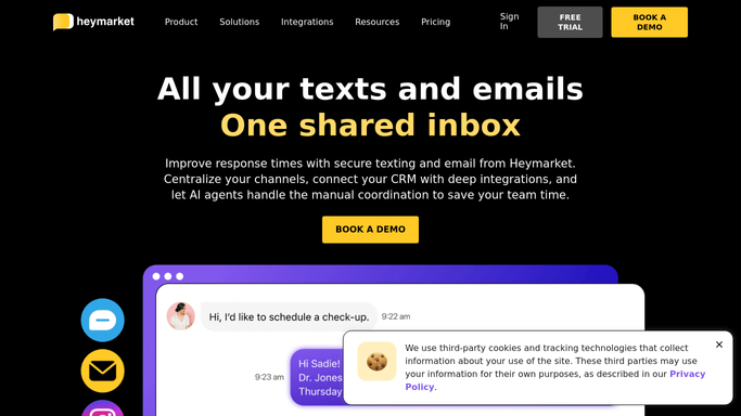 WebRun in Heymarket: find unanswered texts