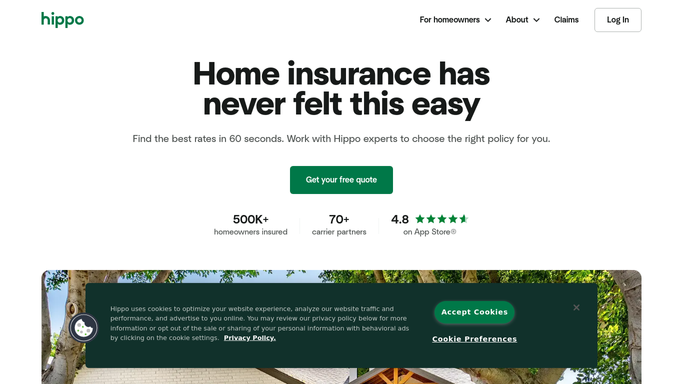 WebRun in Hippo Insurance: check open claims for status changes