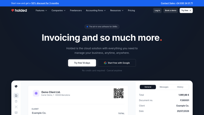WebRun in Holded: compare invoices against payments