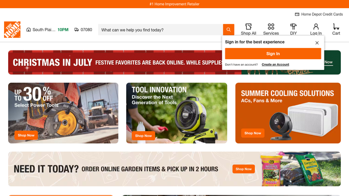 WebRun in Home Depot: read orders and return windows