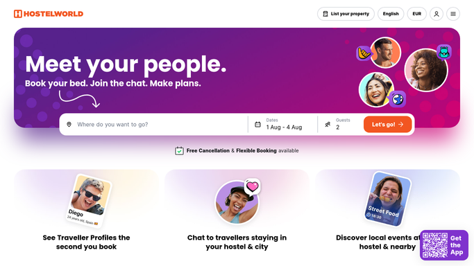 WebRun in Hostelworld: check group bookings