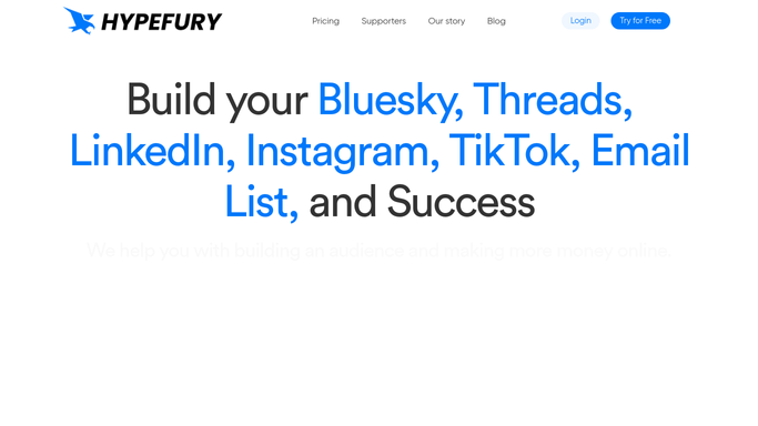 WebRun in Hypefury: pull last week's growth stats