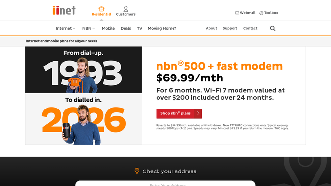 WebRun in iiNet Webmail: measure what is filling the mailbox
