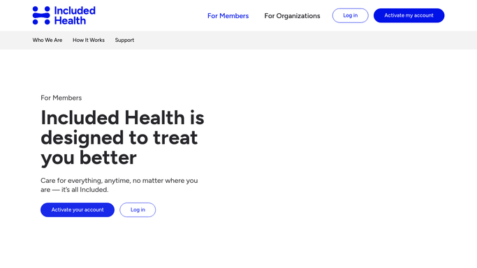 WebRun in Included Health: check benefit activation status