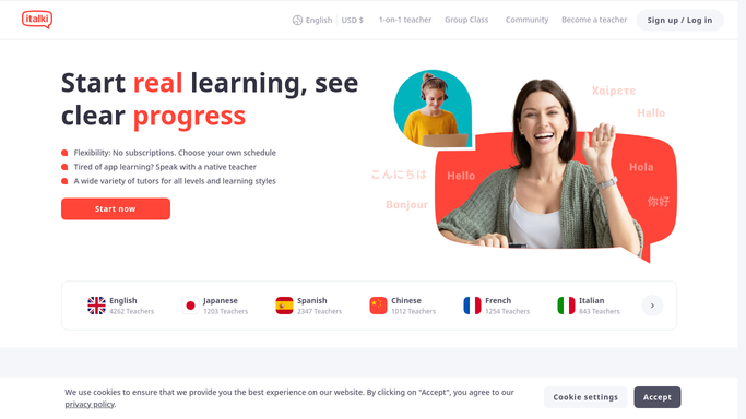 WebRun in iTalki: check package credits and expiry